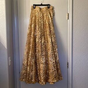 The Saree Room Champagne Soirée Lehenga Skirt